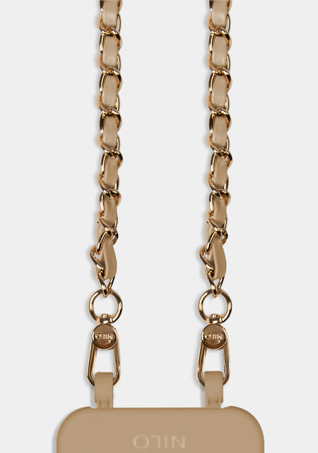 Nude Rosevine Phone Strap